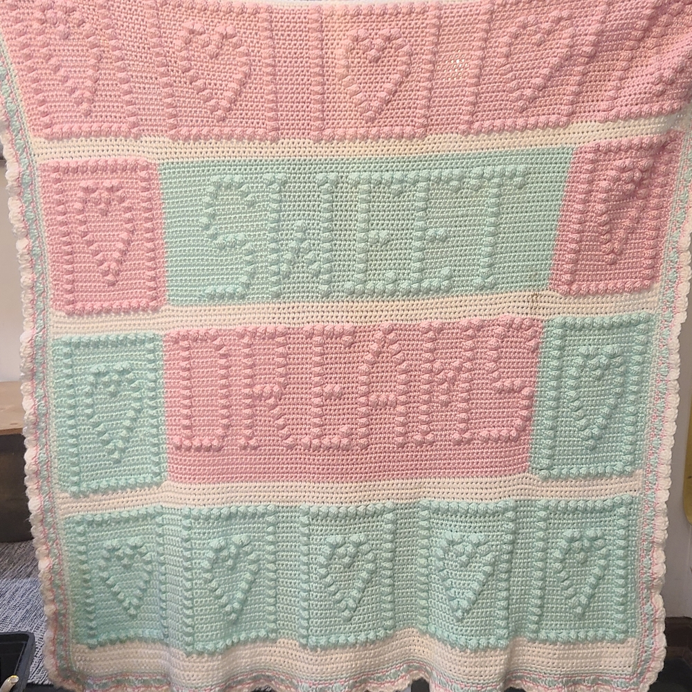 Pastel Crochet Blanket - Sweet Dreams